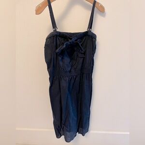 Navy j crew cotton dress size xs